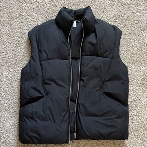 Mango Women's Black Puffer Vest